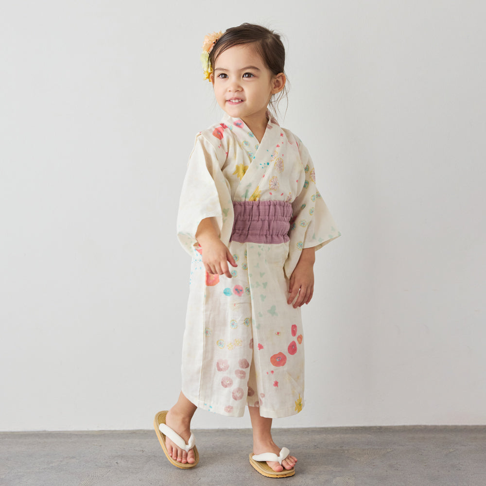 浴衣セパレート アメザイク 80-90cm・90-100cm