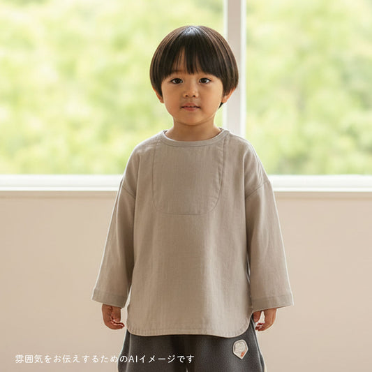 オヒナルシャツ グレー 70-80cm・80-90cm