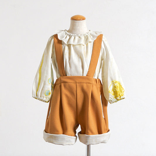 グロウパンツ マスタード80-110cm
