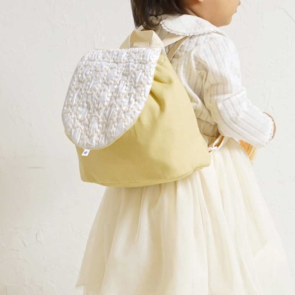 ファーストリュック グレー / 名入れ刺繍可
