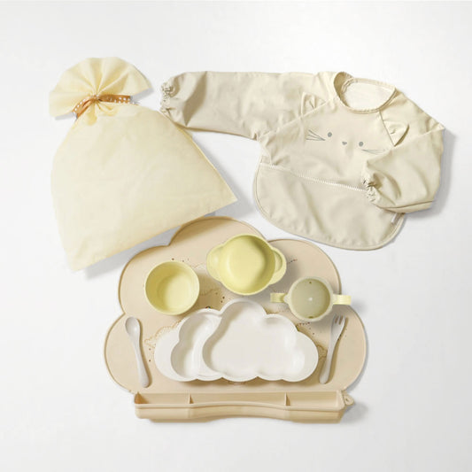 1万5千円ぴったり 出産祝いギフトセット(お食事グッズ) バニラ