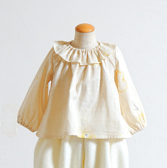 フリル襟シャツ エクリュ 80・90・100・110cm