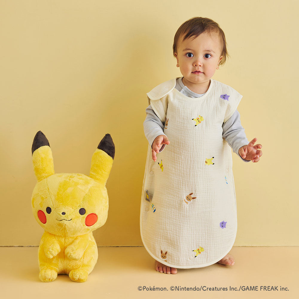 【予約】monpoké うすわたガーゼスリーパー(ベビーサイズ)