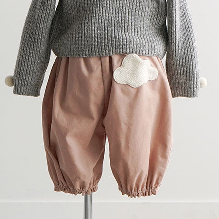 雲ポケットバルーンパンツ ダスティピンク 70cm~110cm / ベビー服