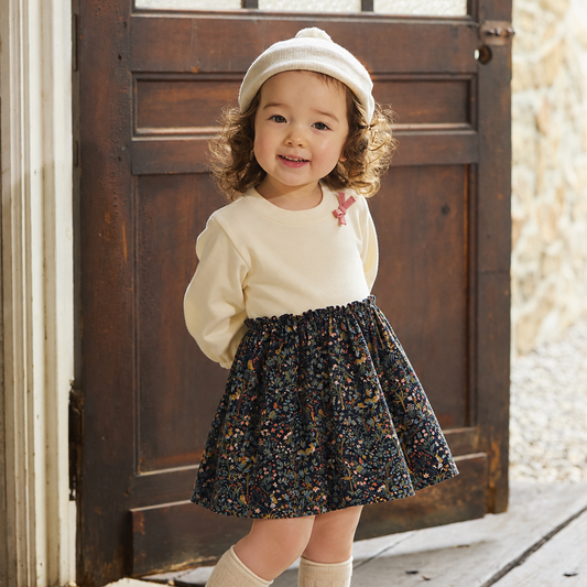 forestコーデュロイボディオール ネイビー 70・80cm / ベビー服
