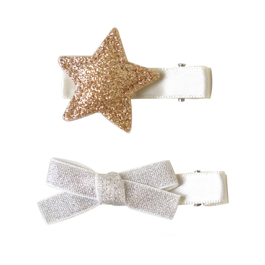 kirakira ヘアクリップセット ゴールド