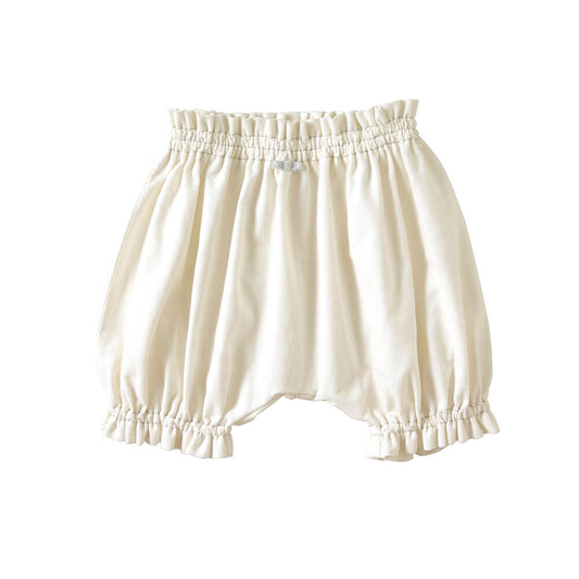 【予約】コーデュロイたっぷりブルマ ホワイト 70-90cm