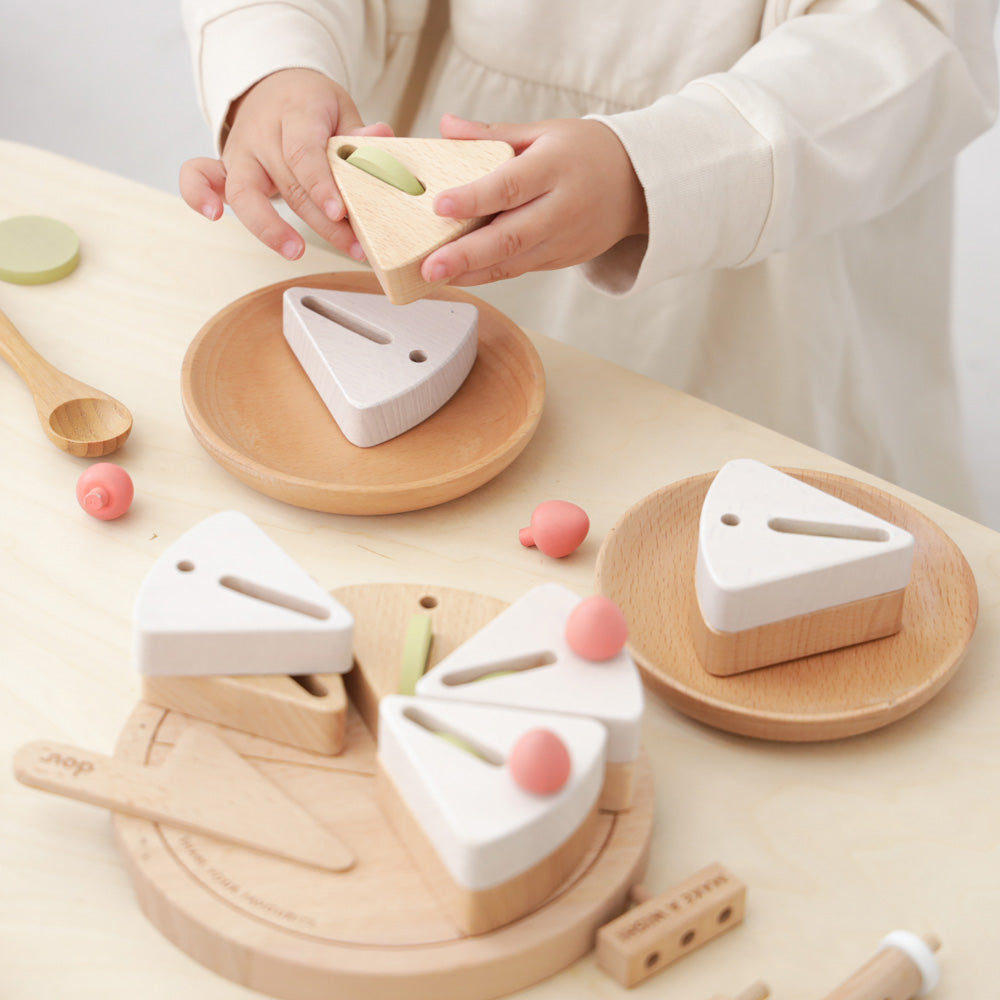 make a wish（木のケーキ）/ おもちゃ　木製玩具★