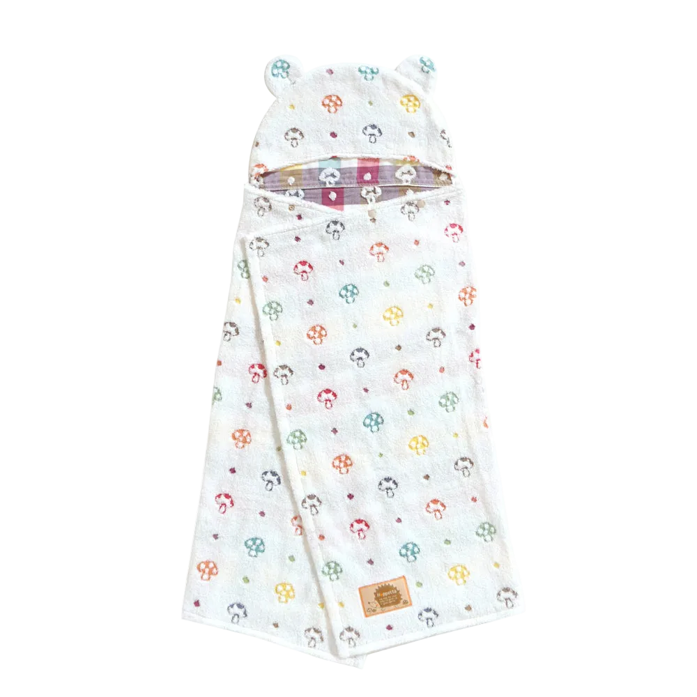 バスポンチョ シャンピニオン Hoppetta/ 名入れ刺繍可