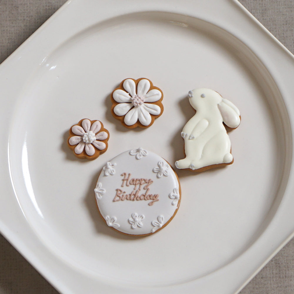バースデーアイシングクッキーセット　うさぎ◎　/ 名入れ