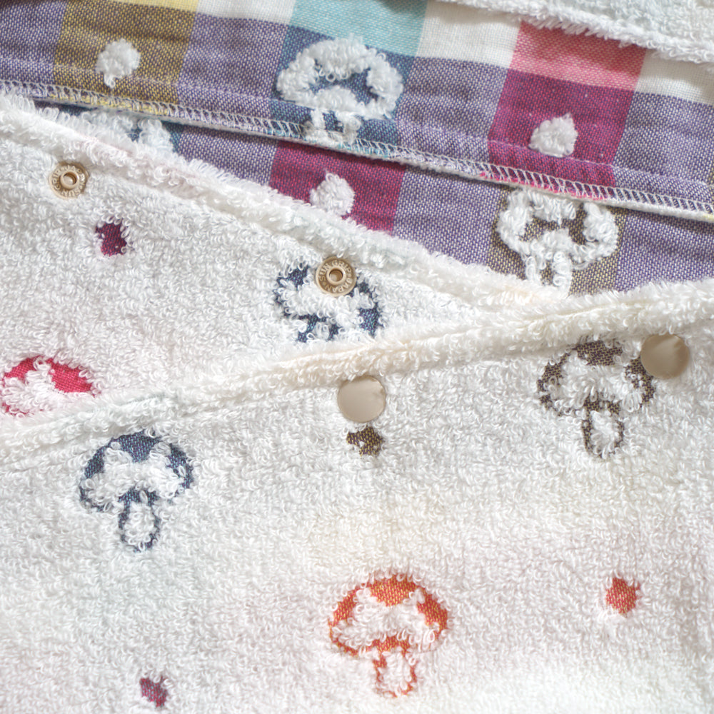 バスポンチョ シャンピニオン Hoppetta/ 名入れ刺繍可