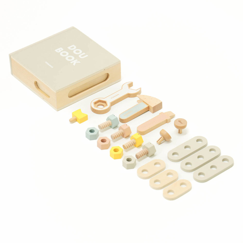 DOU BOOK( tool box)  / おもちゃ 木製玩具★