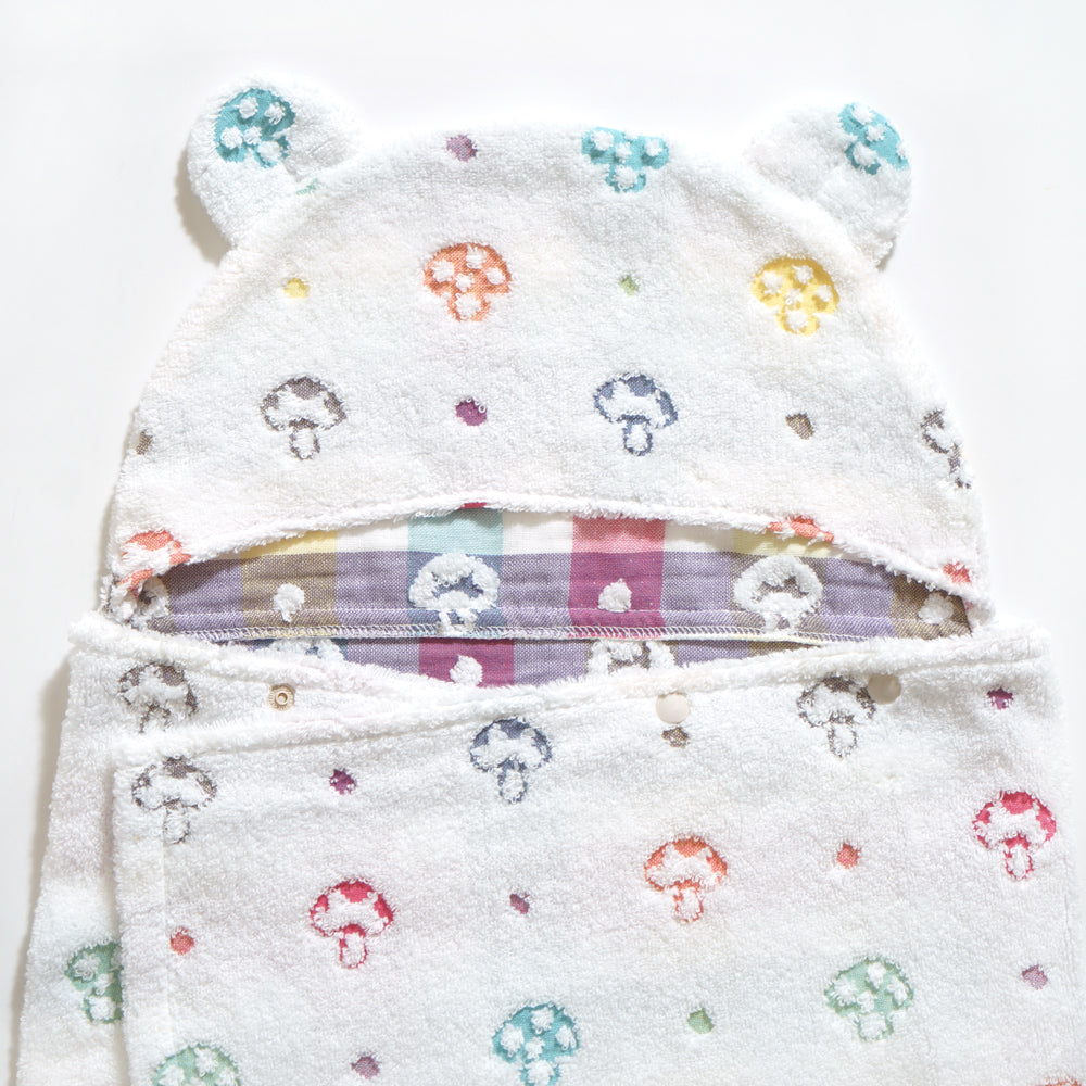 バスポンチョ シャンピニオン Hoppetta/ 名入れ刺繍可