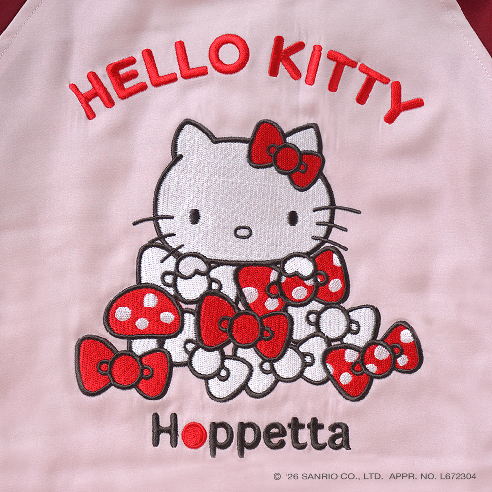 HELLO KITTY×Hoppetta SOUVENIR JACKET ピンク 80-90・90-100・100-110cm