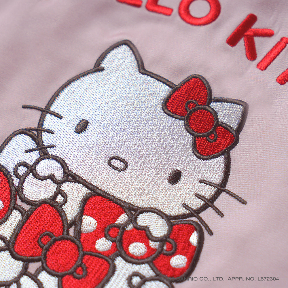 HELLO KITTY×Hoppetta SOUVENIR JACKET ピンク 80-90・90-100・100-110cm