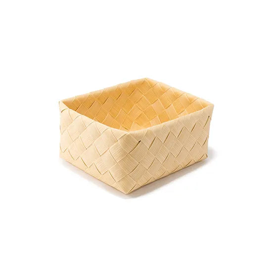 かごギフトM バスポンチョと肌着セット アメザイク / 出産祝い