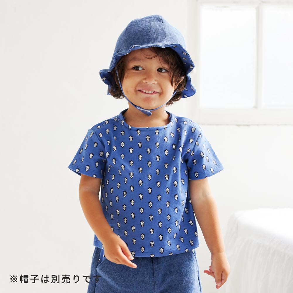 ムーシュセットアップ ブルー 70-80cm　 / ギフト包装不可
