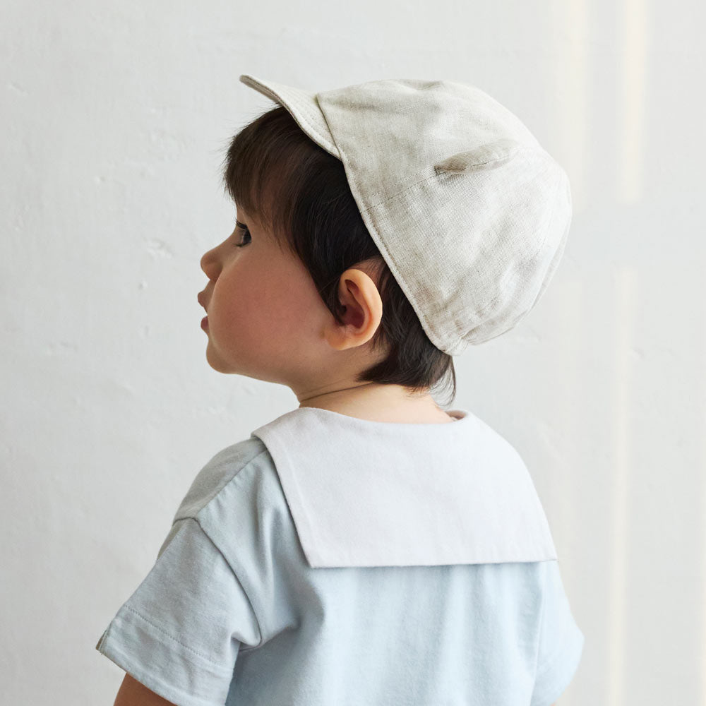 くま耳 キャップ ベージュ 頭囲44～48cm・頭囲48～52cm