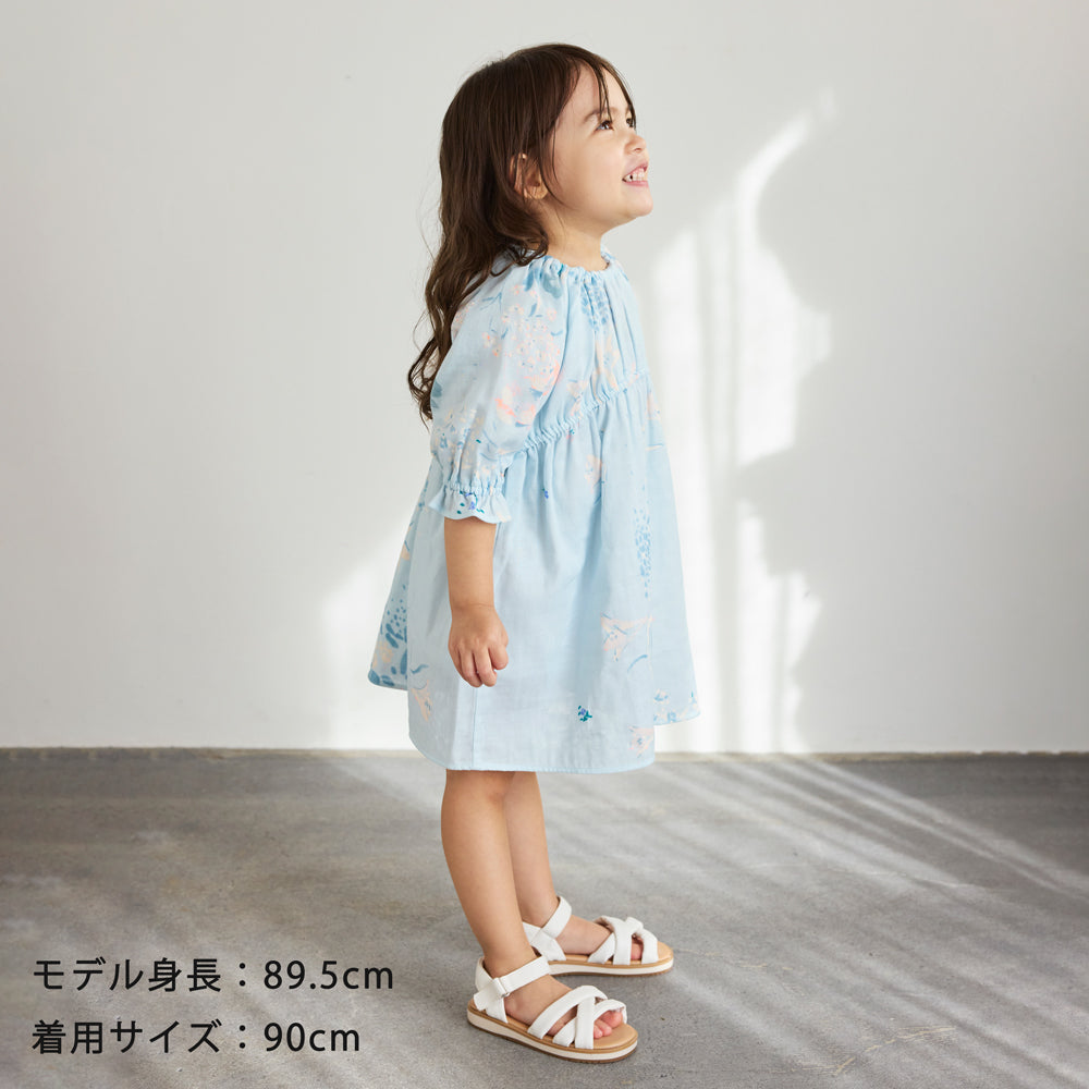 サックワンピース ベージュ 80・90・100・110cm