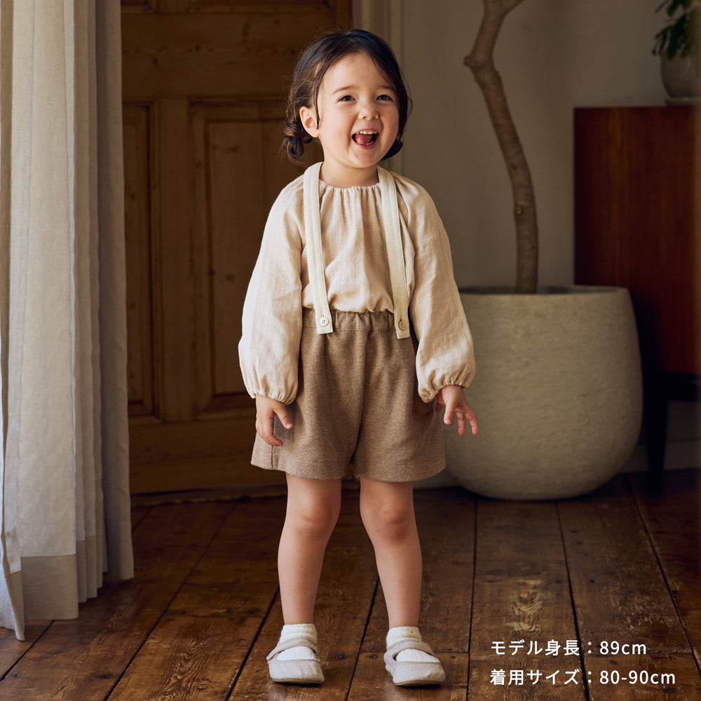 スモックチュニック ピンク 70-80・80-90・90-100cm