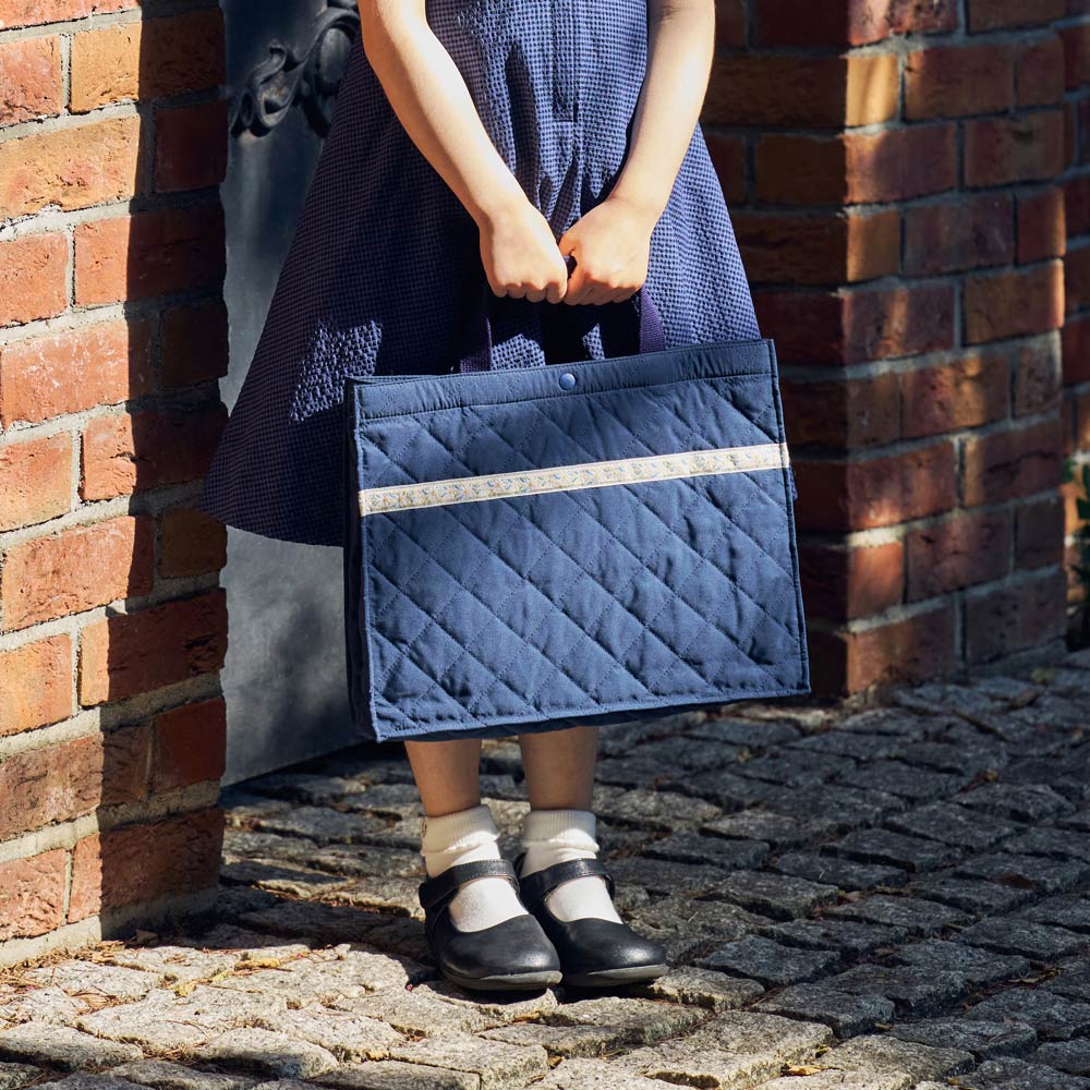 お受験 お子様用バッグ フラワーライン