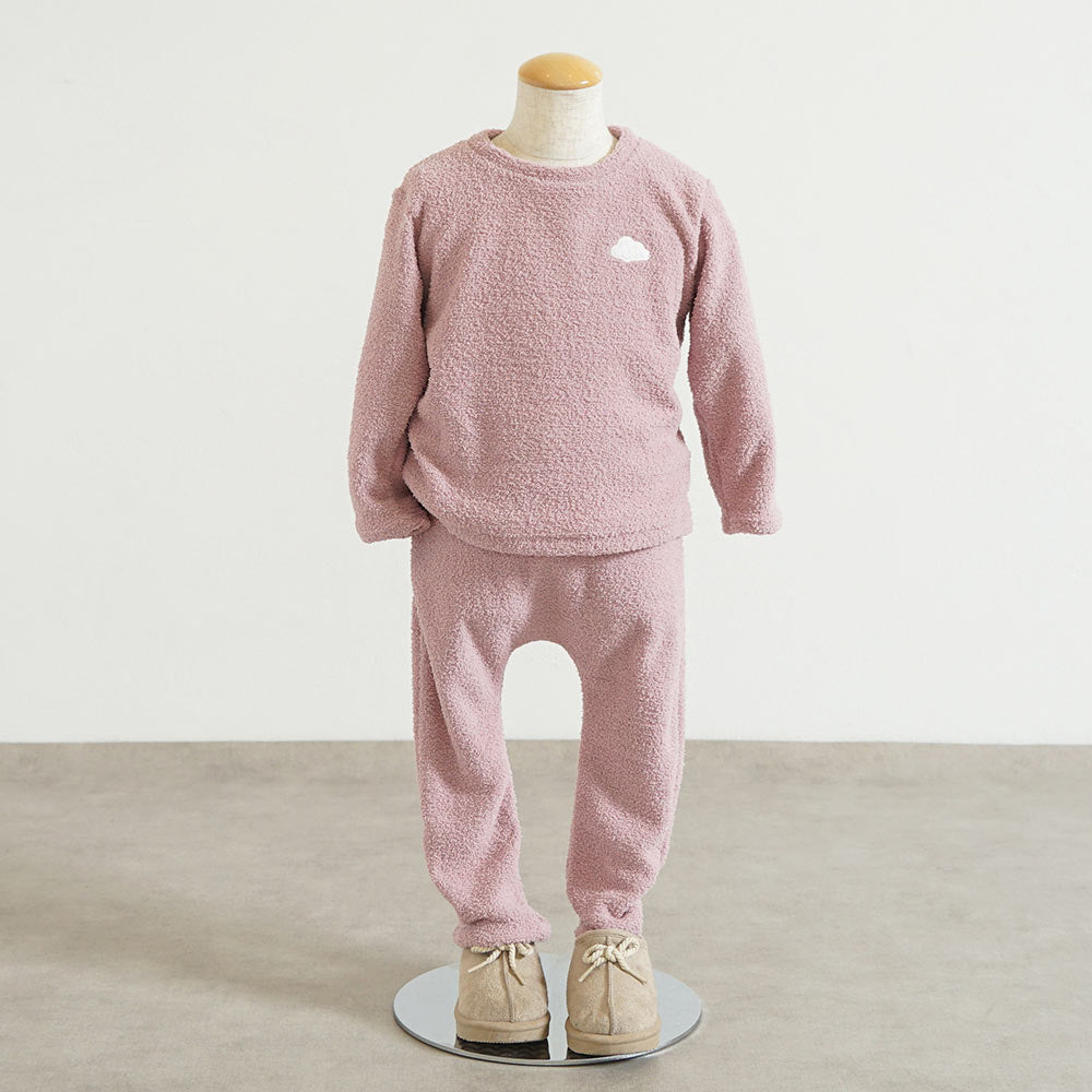cloudマシュマロパイルプルオーバー ピンク 80cm・90cm・100cm・110cm