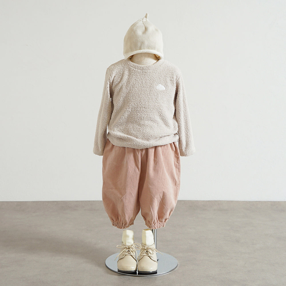 cloudマシュマロパイルプルオーバー クリーム 80cm・90cm・100cm・110cm