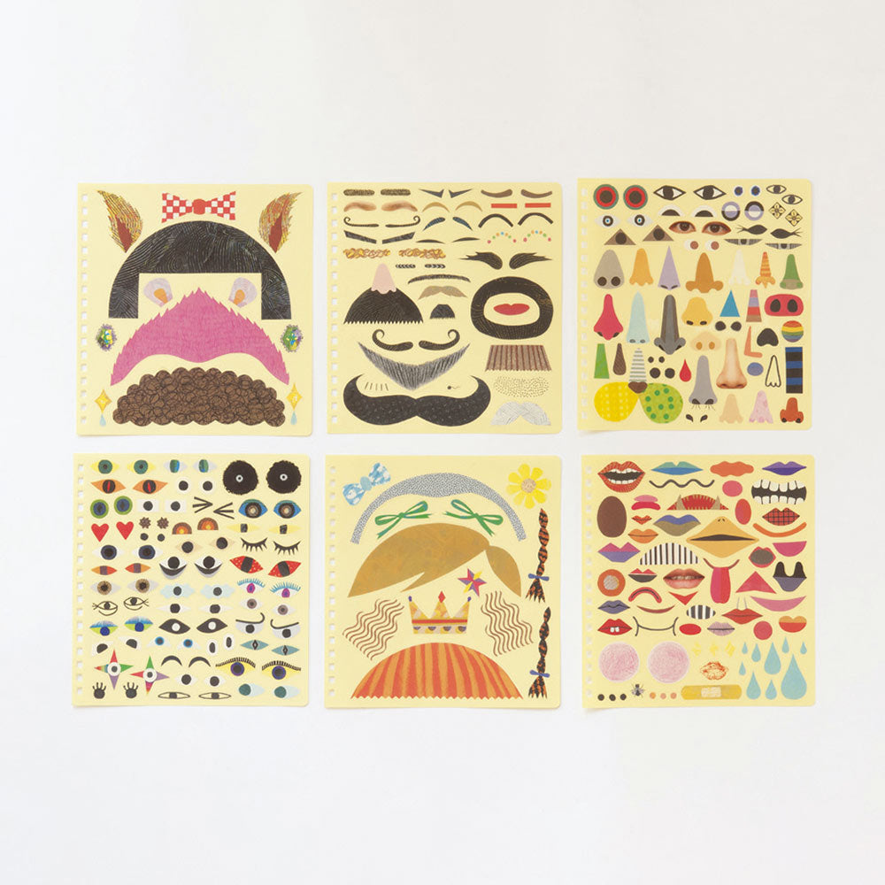tupera tupera スリーパー・かおノート ギフトセット / 出産祝い 名入れ刺繍可
