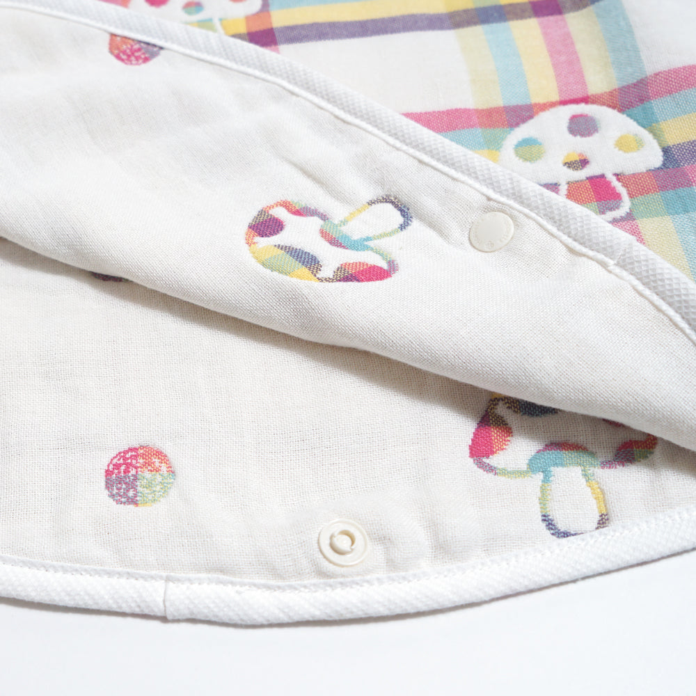 シャンピニオン ドゥ　スリーパー(キッズサイズ)　6重ガーゼ　/ 名入れ刺繍可