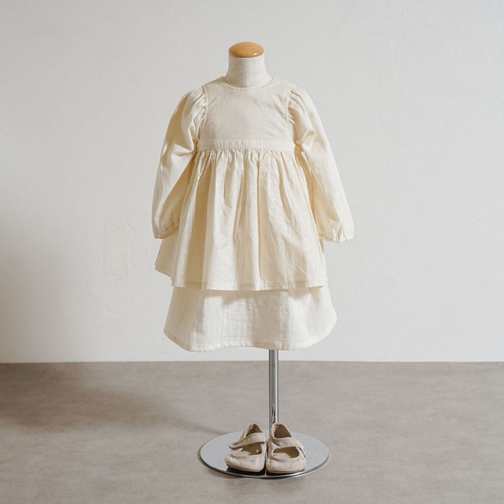 エプロンワンピース キナリ 70-90cm　 / ギフト包装不可