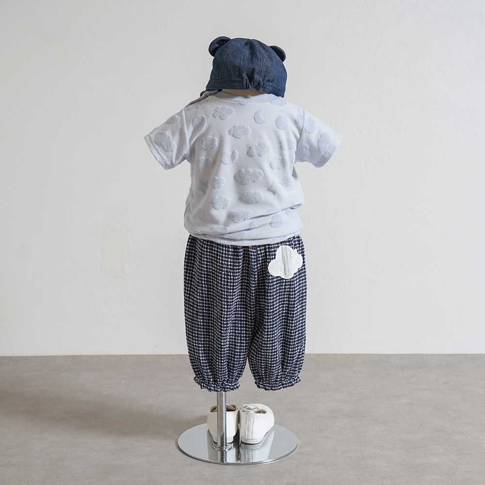cloudパイル Tシャツ ライトブルー 80cm・90cm・100cm・110cm
