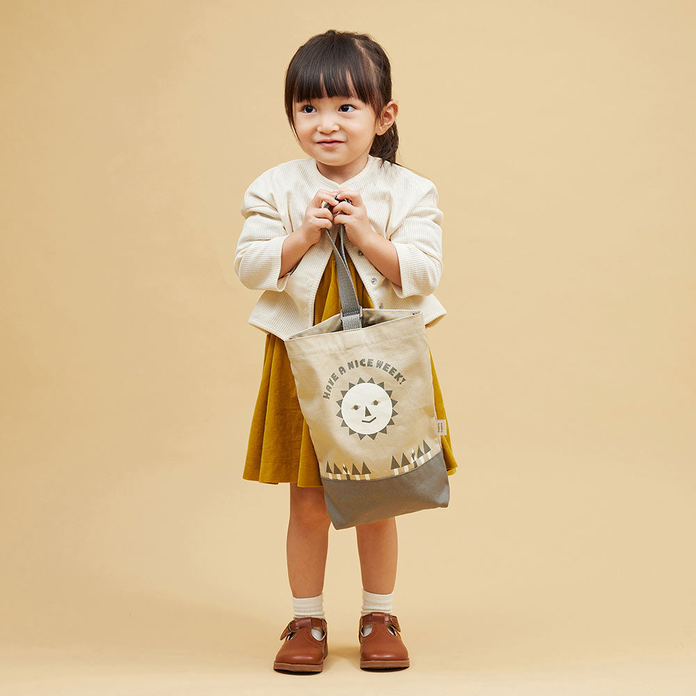 tupera tupera 入園・入学バッグ 3点セット　カフェオレ