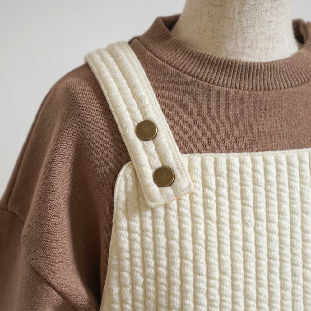 キルトサロペット クリーム 90-100cm / ラスト1点