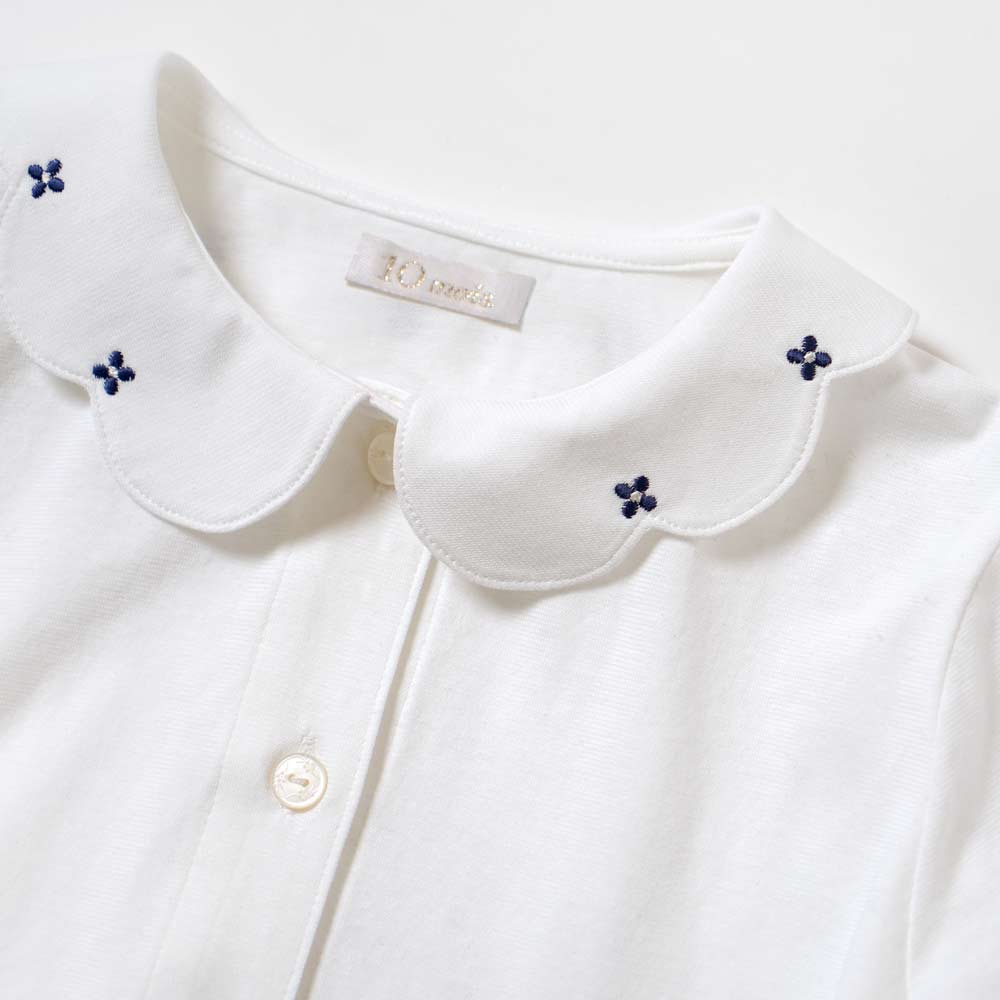 お受験服 フラワーカラー半袖ブラウス 90cm・100cm・110cm・120cm