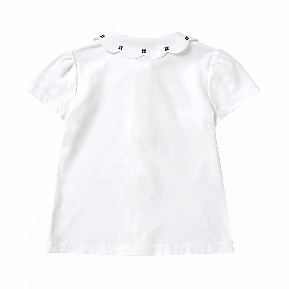 お受験服 フラワーカラー半袖ブラウス 90cm・100cm・110cm・120cm