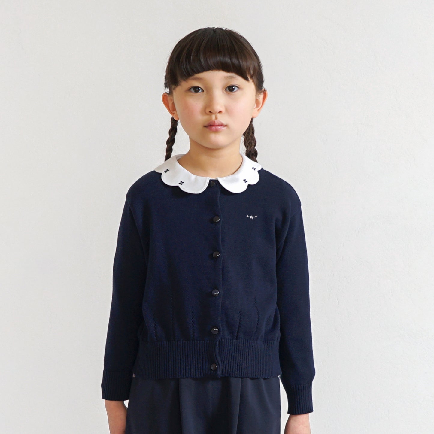 お受験服 フラワーカラー半袖ブラウス 90cm・100cm・110cm・120cm