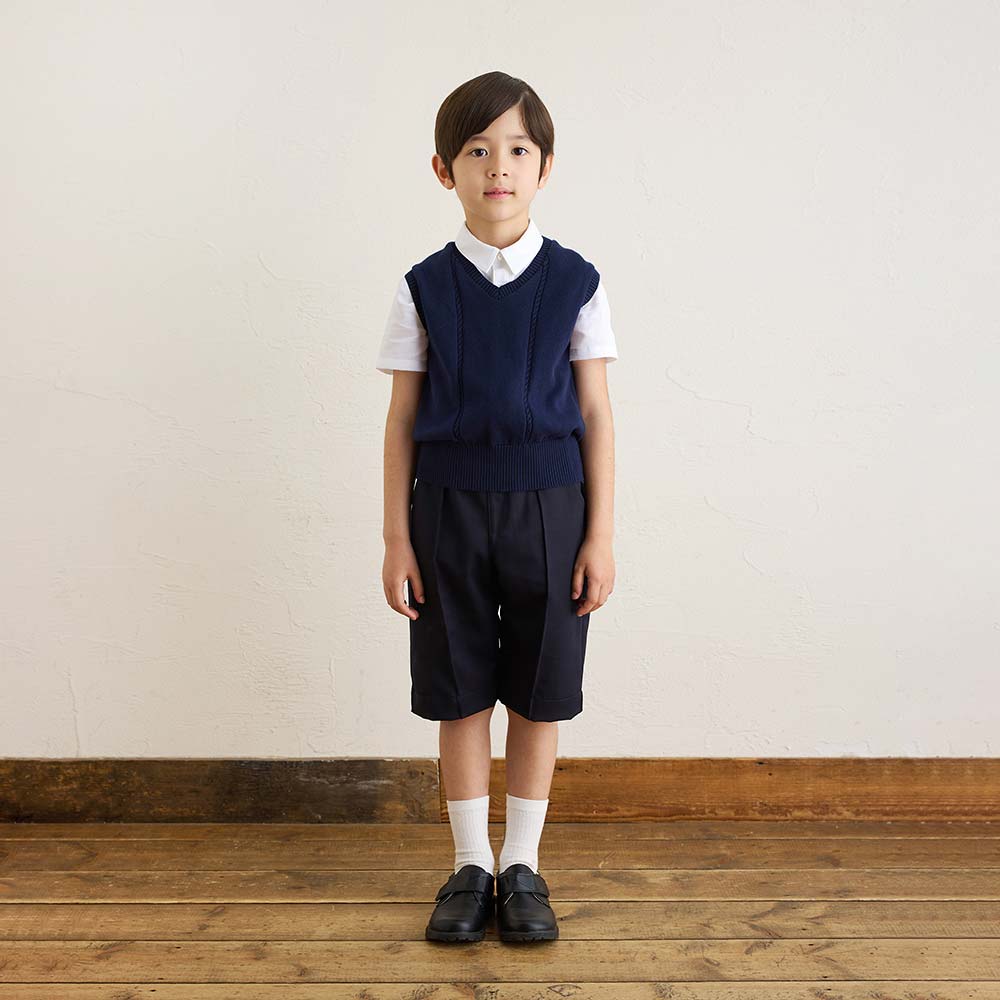 お受験服 ドビー半袖シャツ 100cm・110cm・120cm