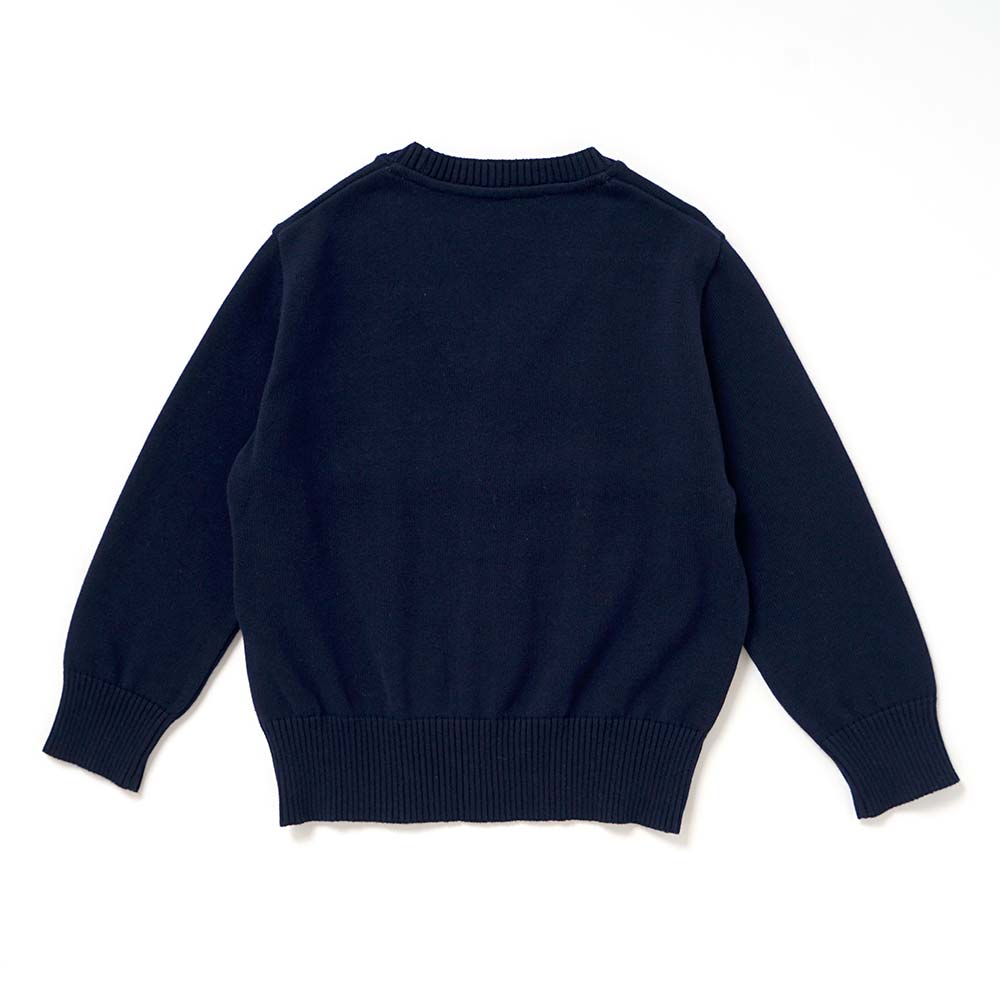 お受験服 Vネックカーディガン ネイビー 90cm・100cm・110cm・120cm