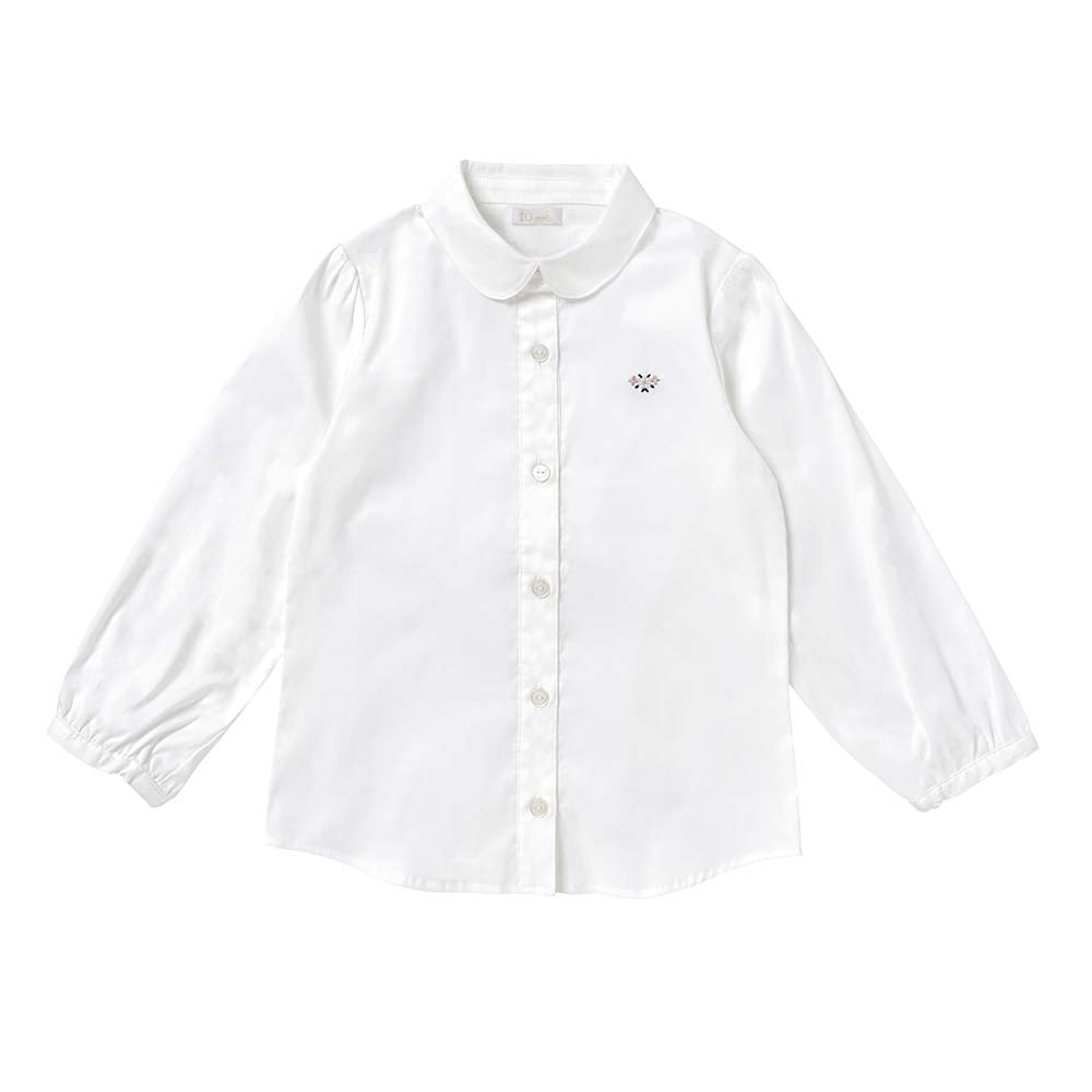 お受験服 パフスリーブ長袖ブラウス 100cm・110cm・120cm