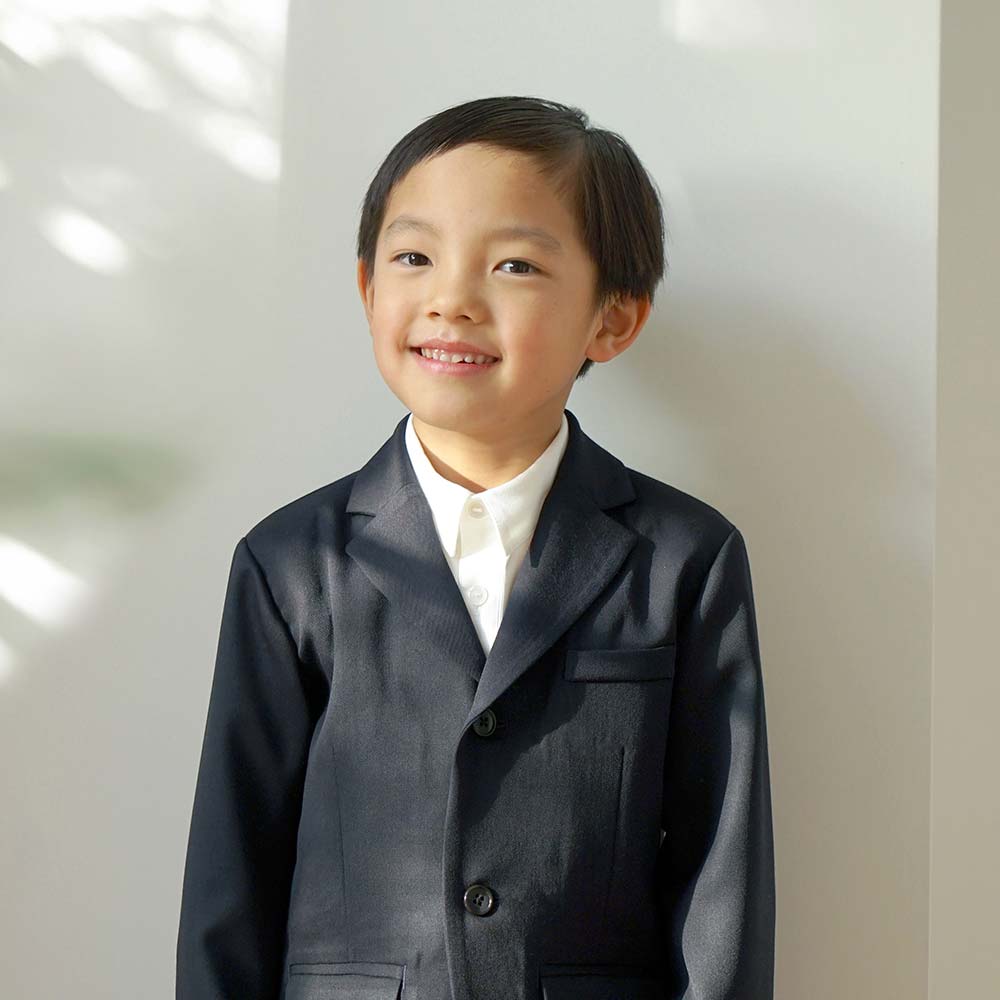 お受験服 テーラードジャケット ネイビー 100cm・110cm・120cm
