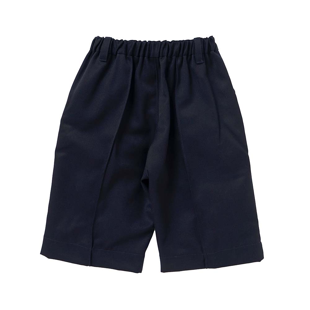 お受験服 ピンタックハーフパンツ ネイビー 100cm・110cm・120cm