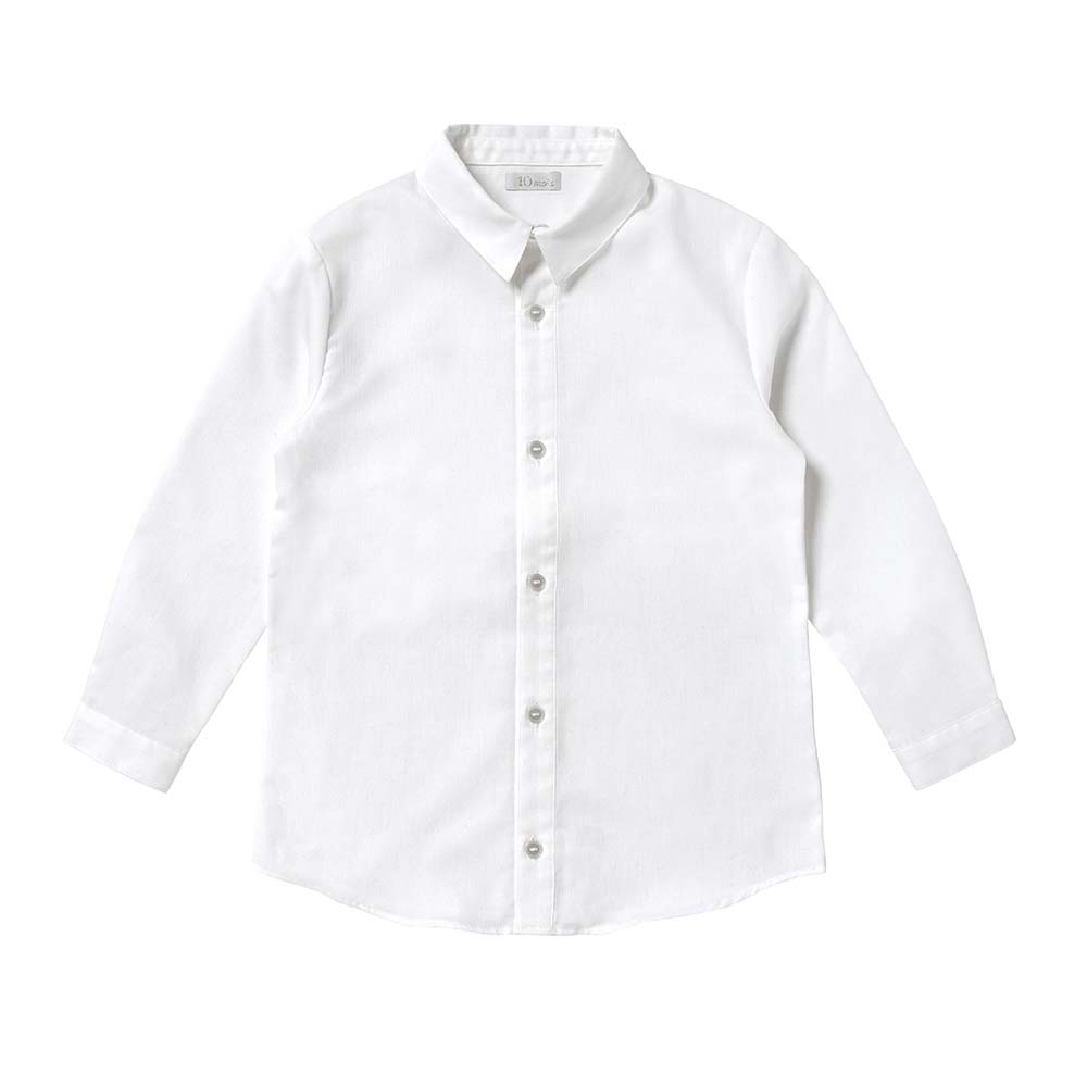 お受験服 ドビー長袖シャツ 100cm・110cm・120cm