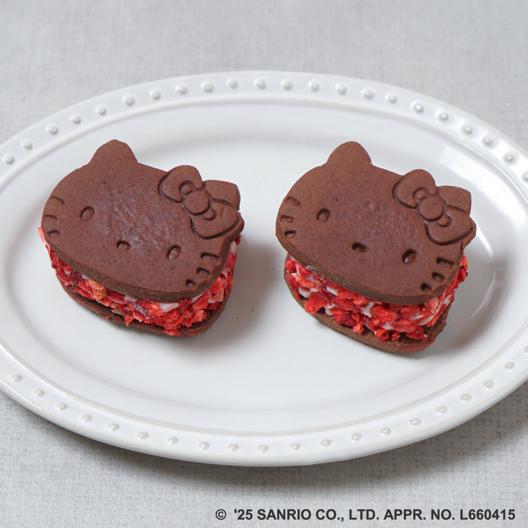 【夏季限定】HELLO KITTY×Hoppetta クッキークリームサンド ギフト5個入り　◎