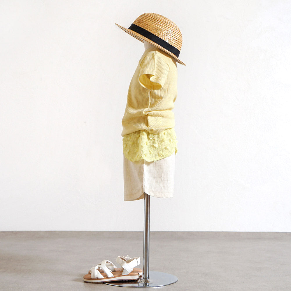 ポンポンショートパンツ イエロー 80・90・100cm