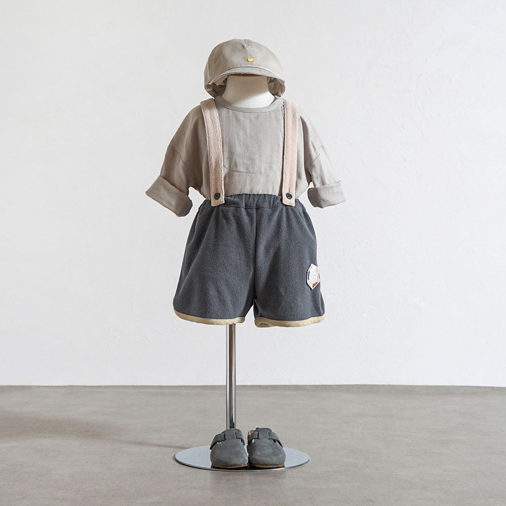 オヒナルシャツ グレー 70-80・80-90・90-100cm