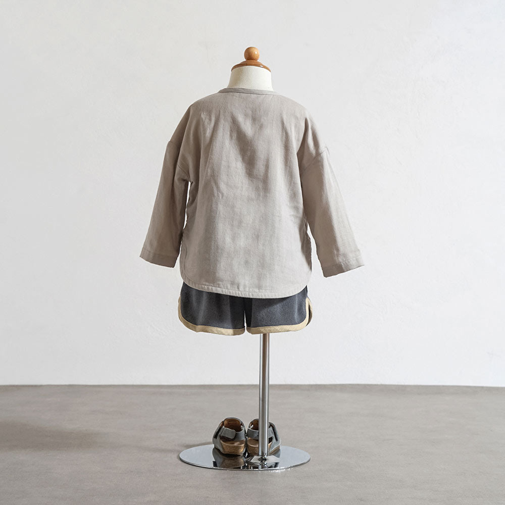 オヒナルシャツ グレー 70-80・80-90・90-100cm