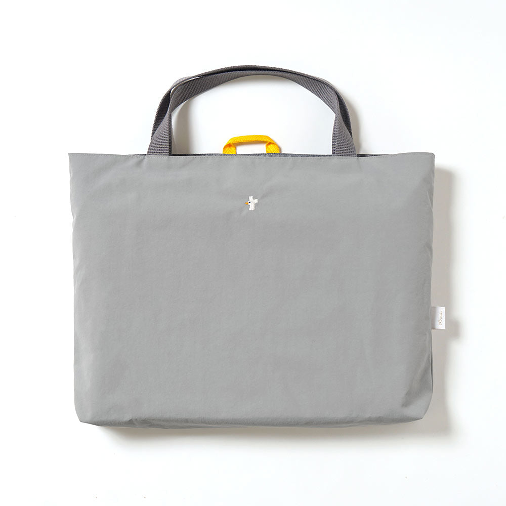 入園・入学グッズ 3点セット グレー トリ刺繍 / 10mois×ACTUS