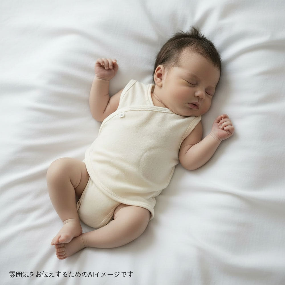 PATTO SATTO HADAGI ノースリーブ きなり 50-60cm・60-70cm