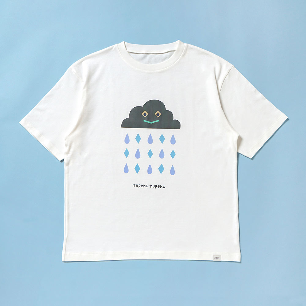 tupera tupera 親子Tシャツ(大人) オフホワイト Lサイズ / 大人服
