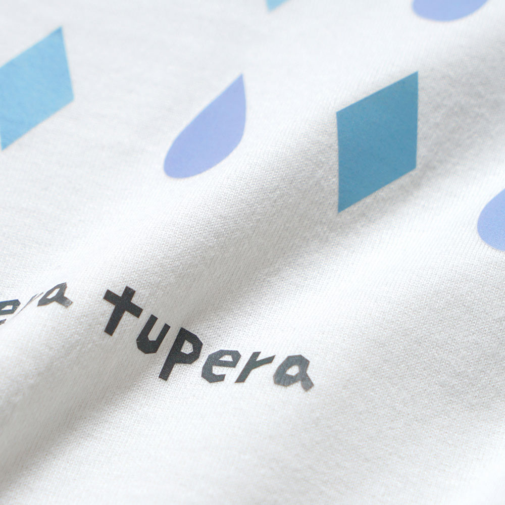 tupera tupera 親子Tシャツ(大人) オフホワイト Lサイズ / 大人服